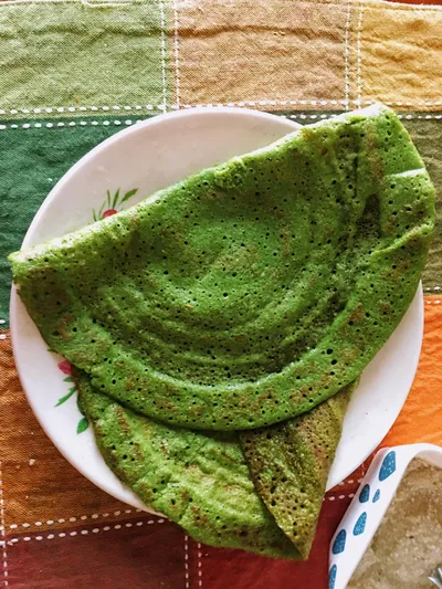 Spinach Dosa