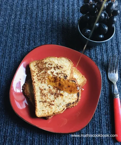Eggless French Toast ( Breakfast Series Recipe