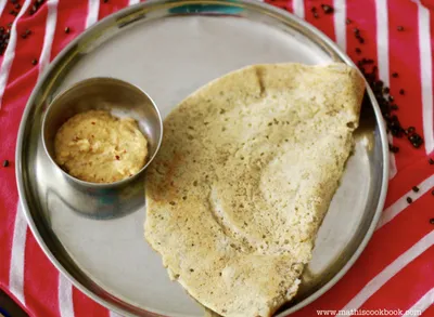 Black Urad dal Dosa
