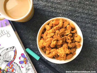 Airfried Masala Peanuts