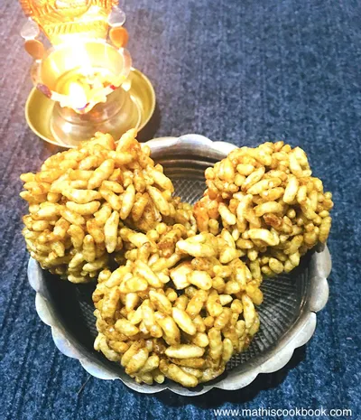 Pori Urundai || Puffed Rice Balls